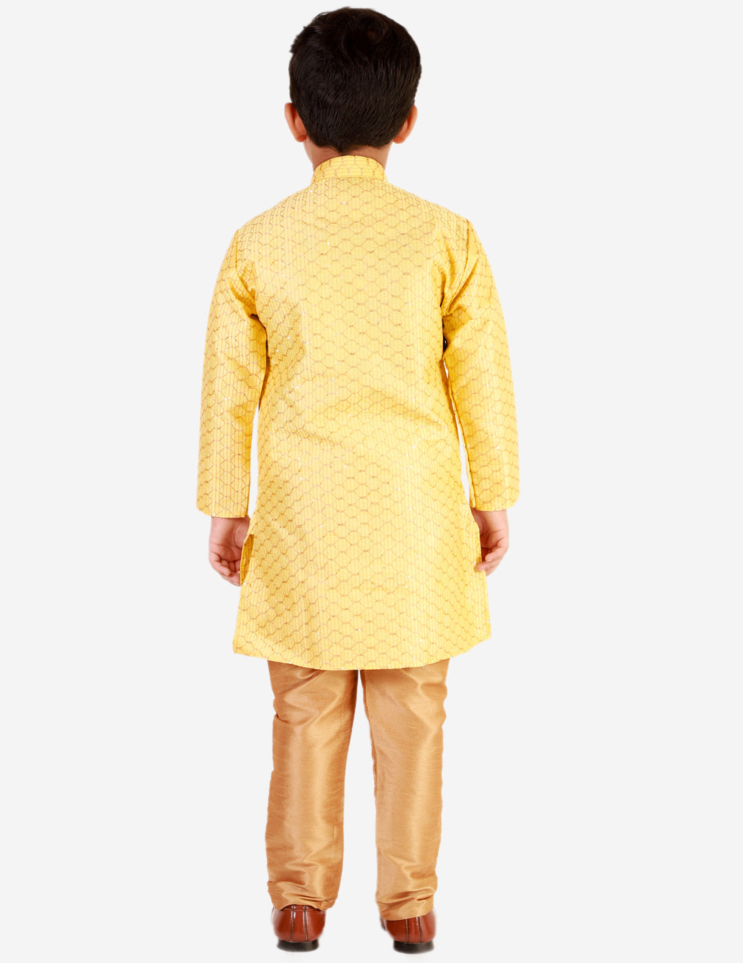 kids kurta pajama for boys 1 to 16 years yellow