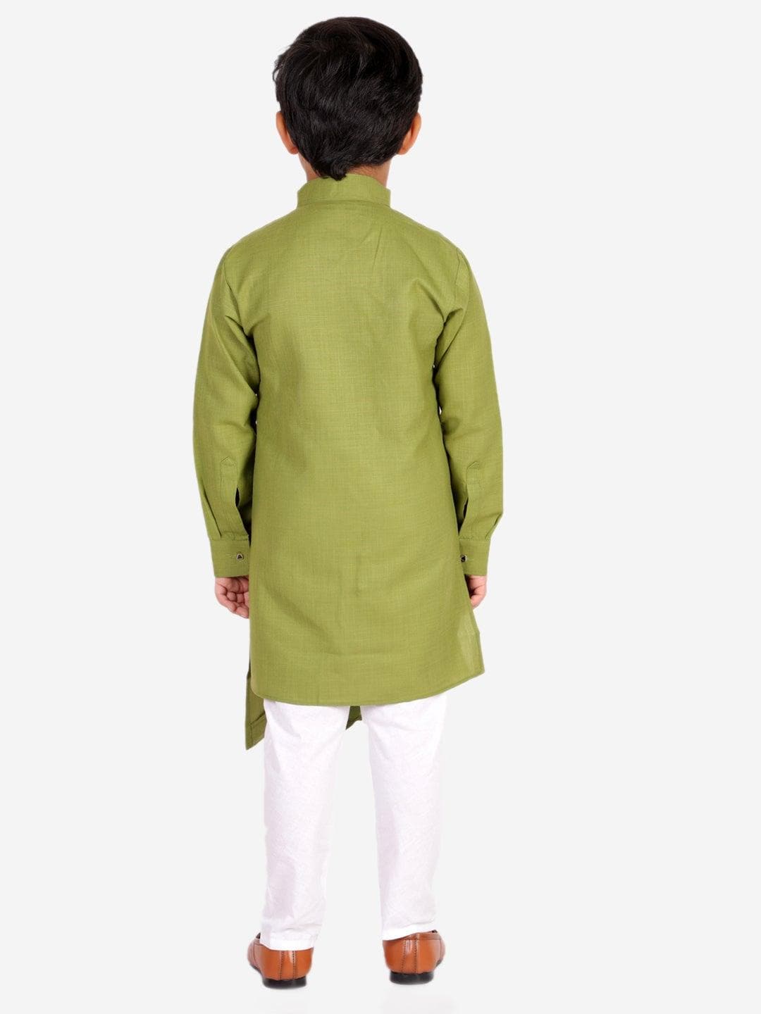 Pro Ethic Stylish Boys Kurta Pajama Set | Cotton | Kids Ethic Wear Kurta Set #S-109