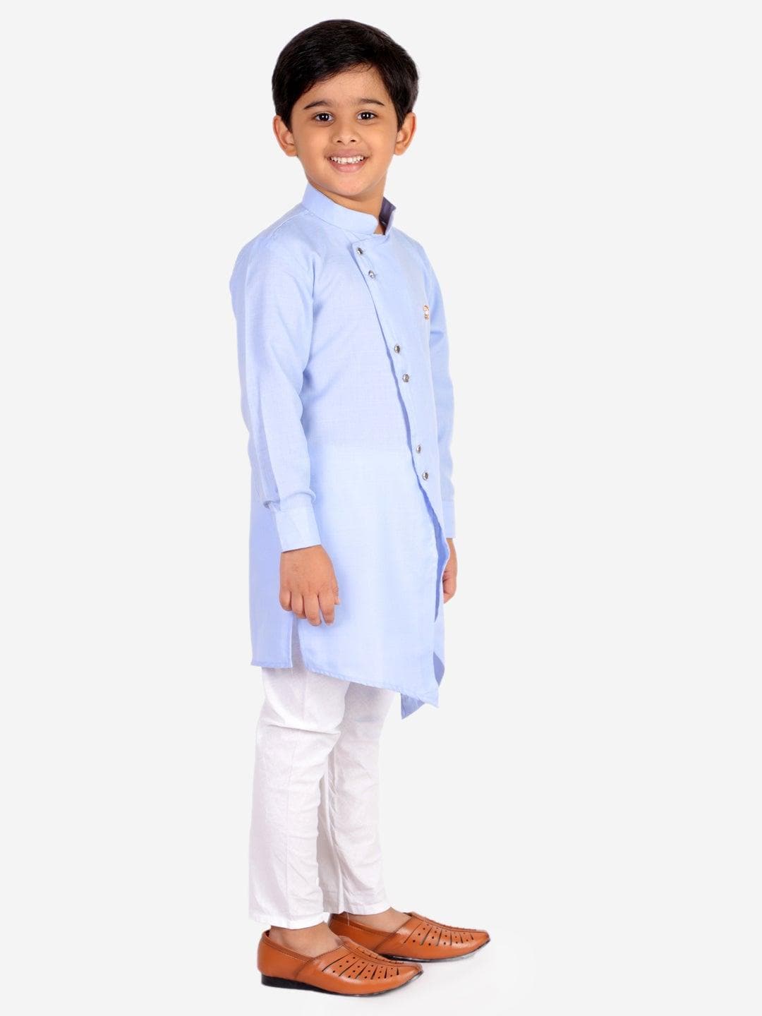 Pro Ethic Stylish Boys Kurta Pajama Set | Cotton | Kids Ethic Wear Kurta Set #S-109