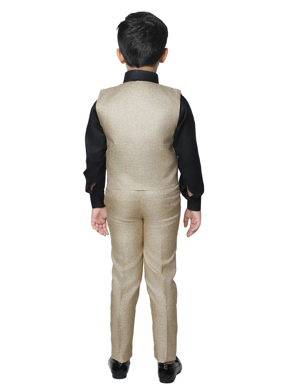 Pro Ethic Three Piece Suit For Boys Beige T-130