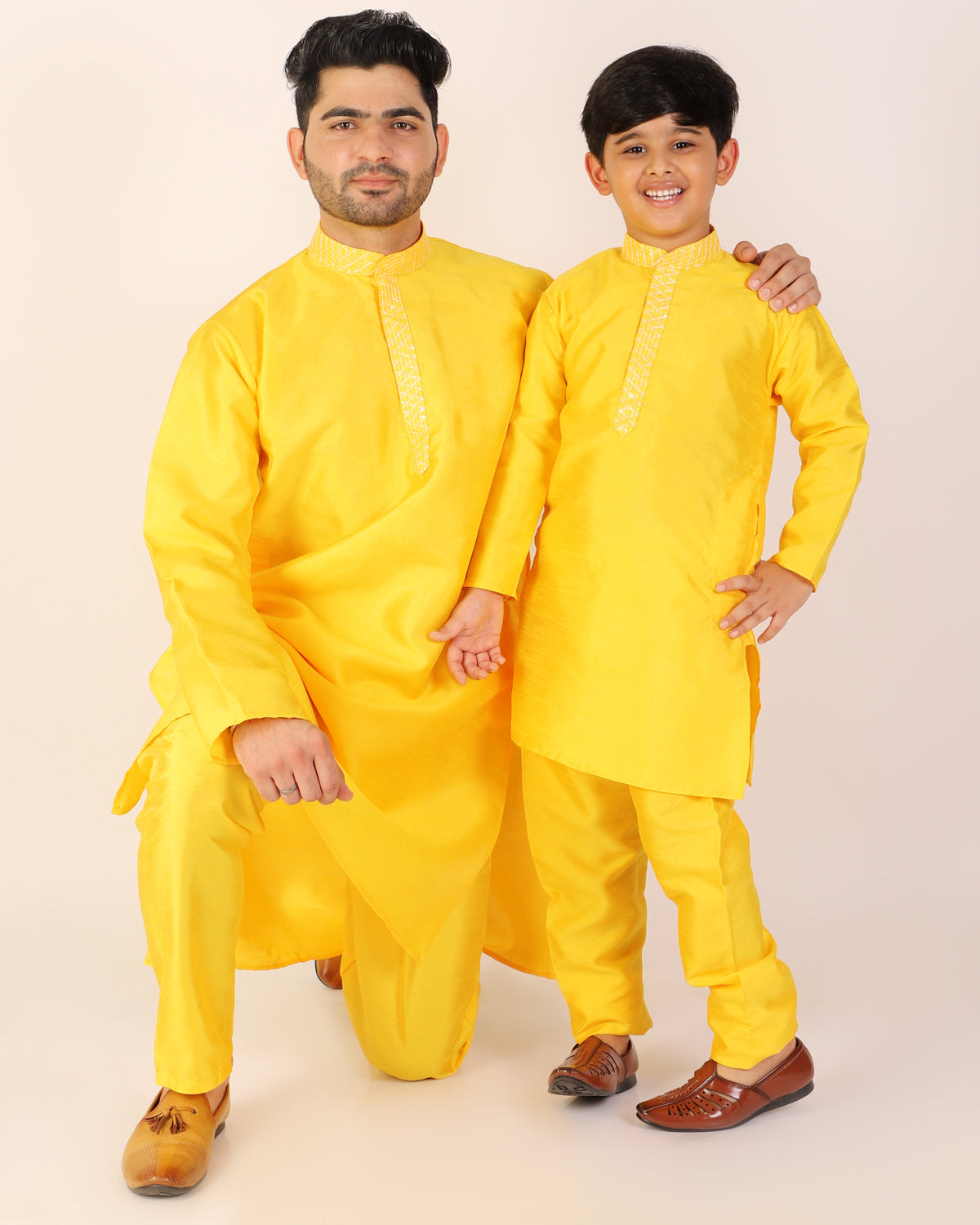 Father Son Same Dress Kurta Pajama