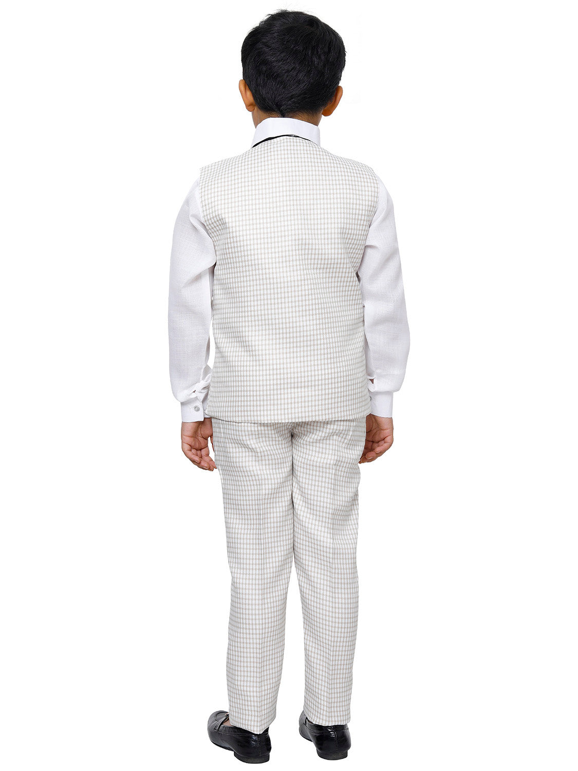 Pro Ethic Three Piece Suit For Boys White T-131