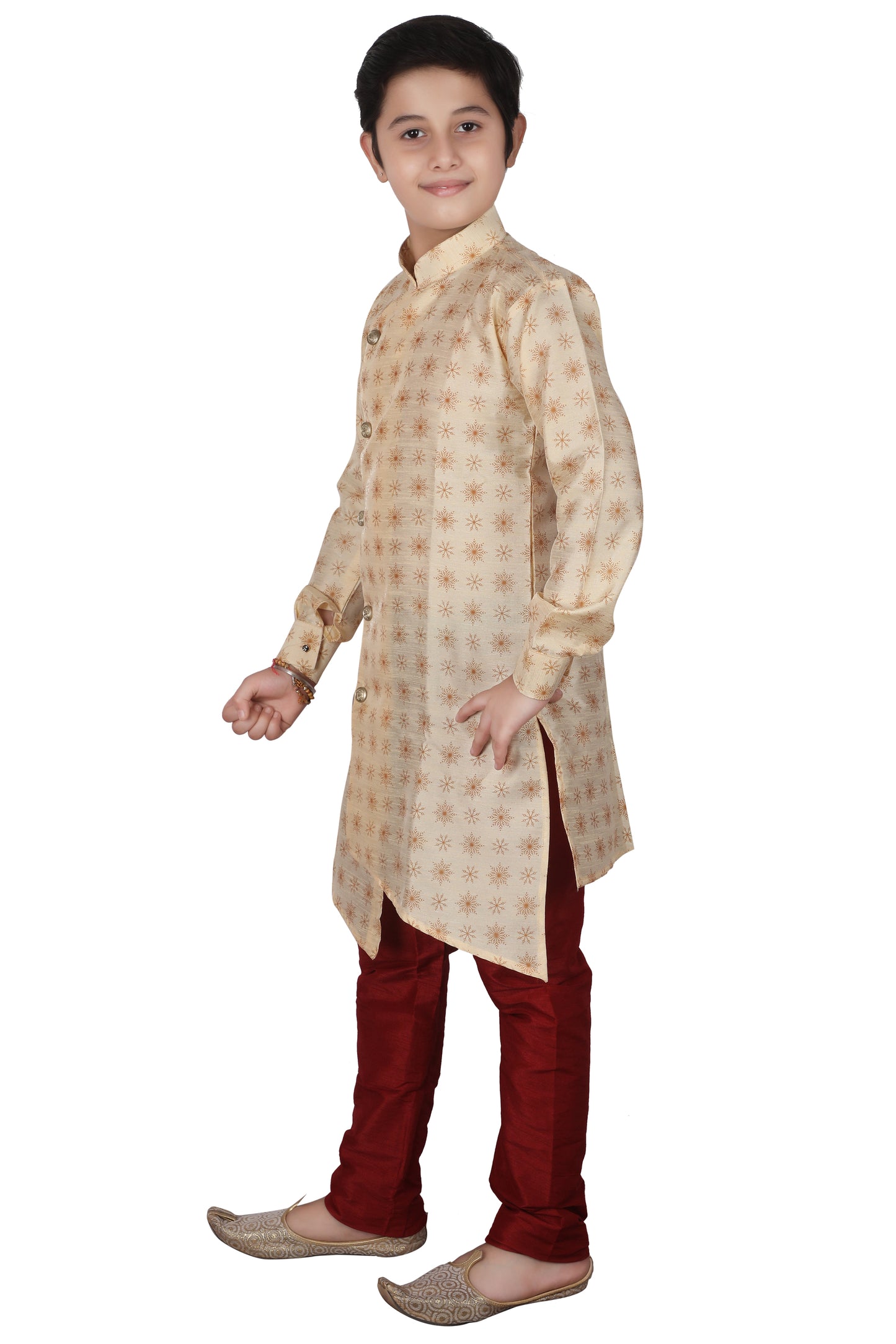 Pro Ethic Gold Kurta Pajama For Boys Kids Ethnic Wear #139