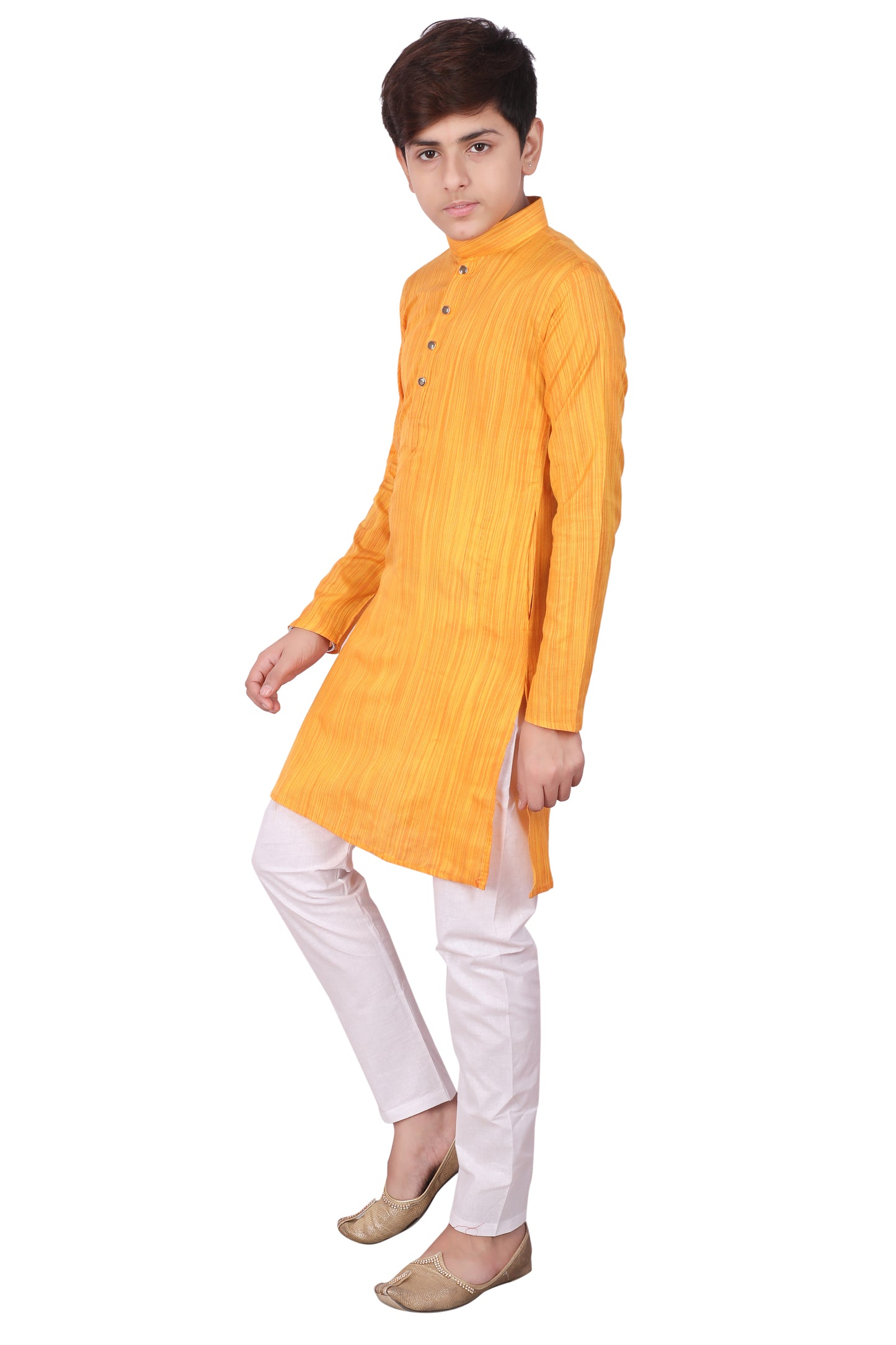 Pro Ethic Orange Kurta Pajama For Boys - Cotton S114