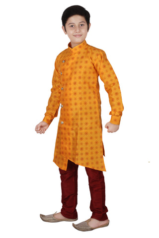Pro Ethic Yellow Kurta Pajama For Boys Kids Ethnic Wear S-139