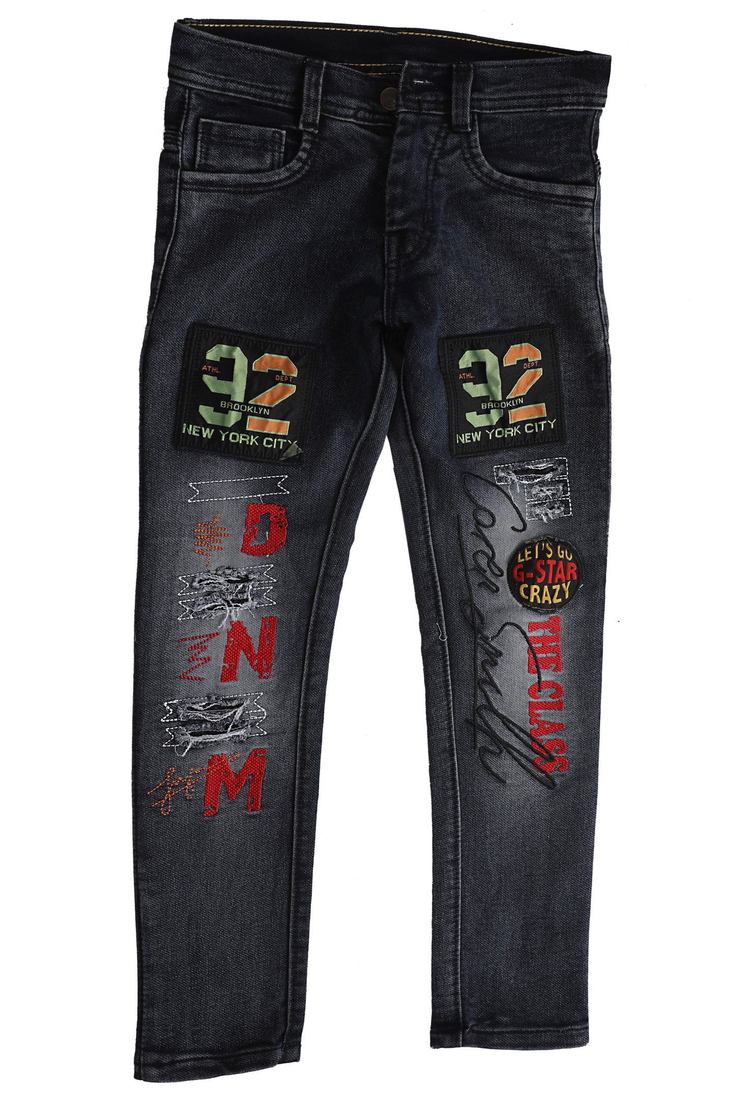 Pro Ethic Kid's jeans For Boys Black (J-107)