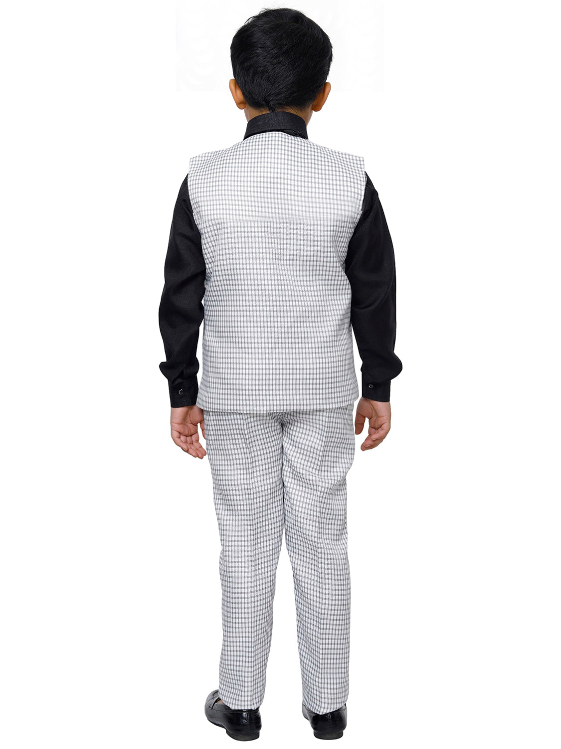 Pro Ethic Three Piece Suit For Boys Grey T-131