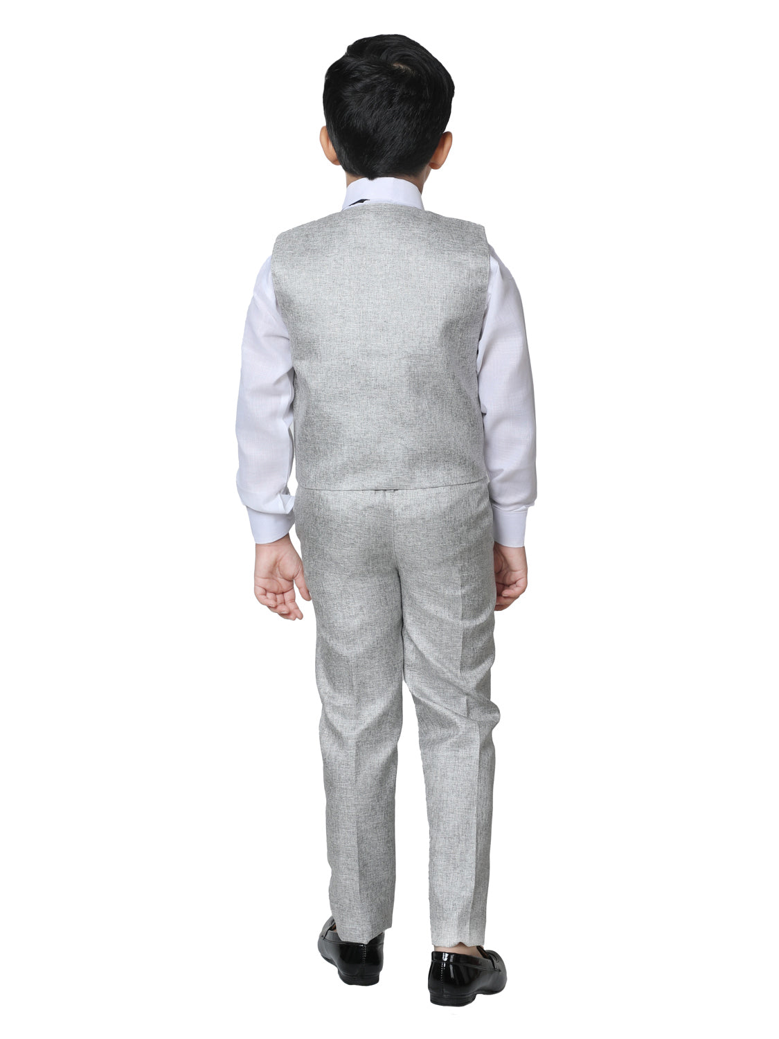 Pro Ethic Three Piece Suit For Boys Grey T-130