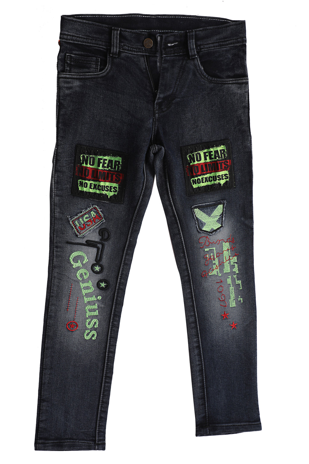 Pro Ethic Kid's jeans For Boys Black (J-108)