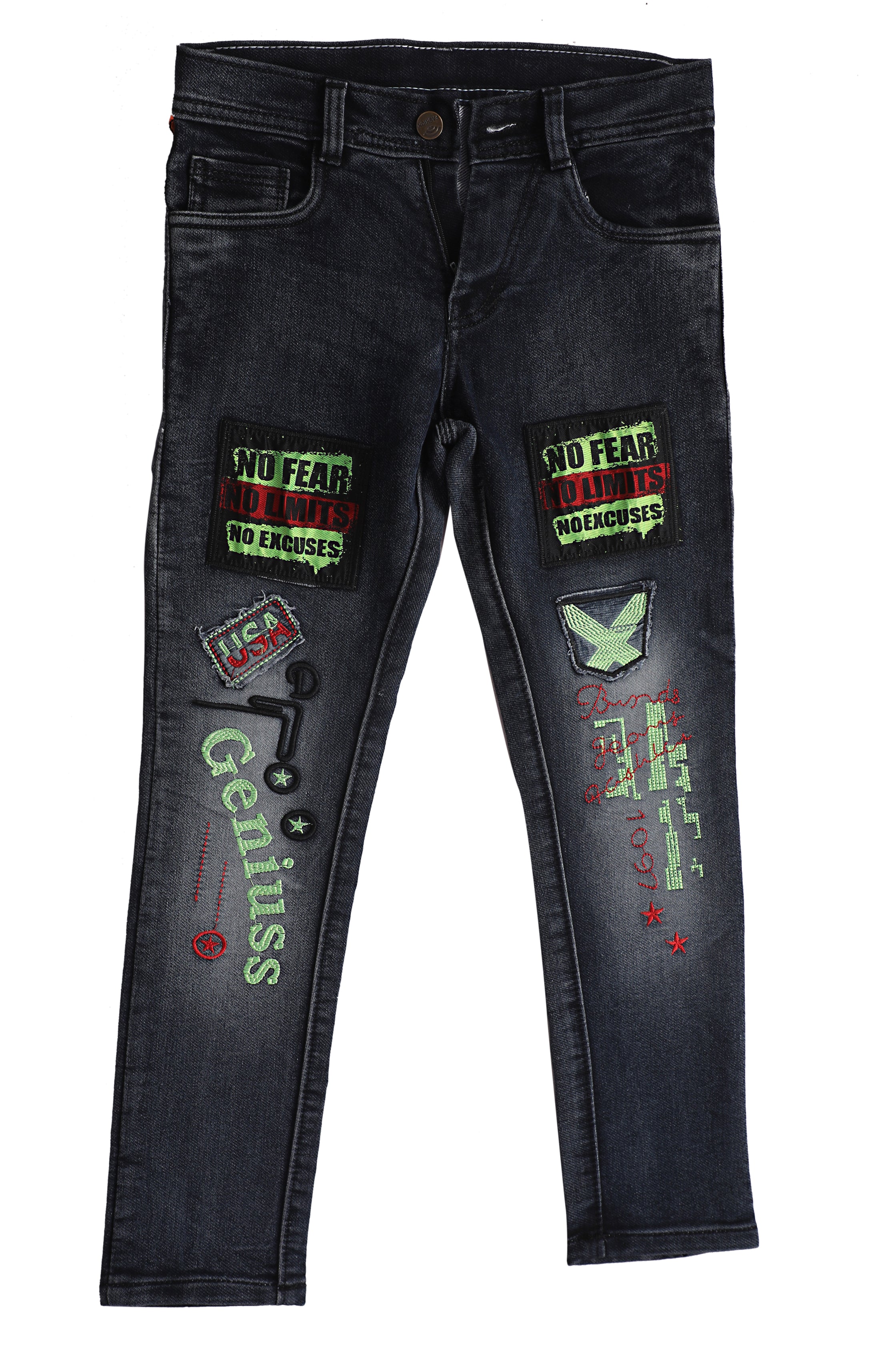 Pro Ethic Kid's jeans For Boys Black (J-108)