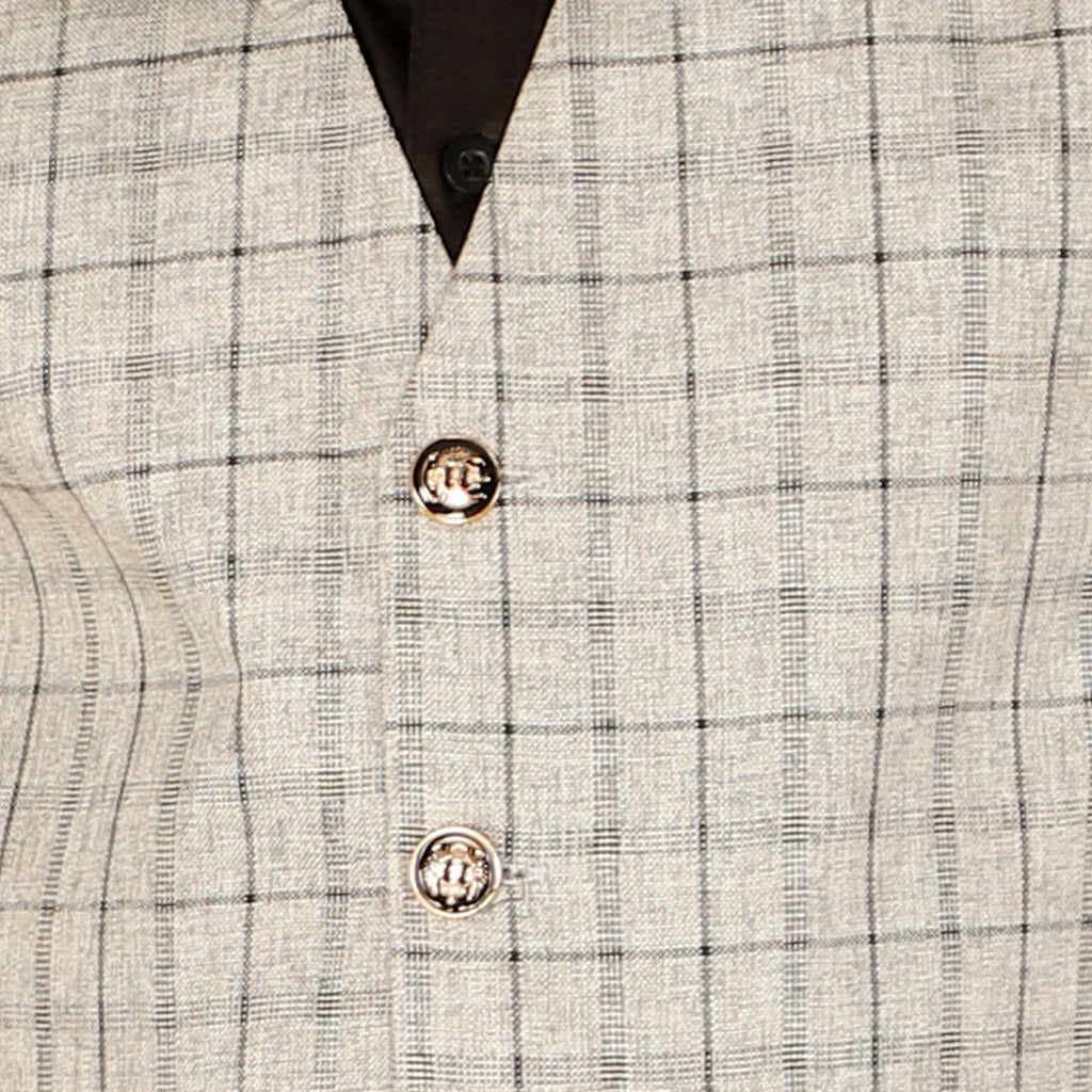 Pro Ethic Three Piece Suit For Boys Grey T-125