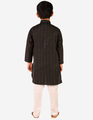 Pro Ethic Black Kurta Pajama For Boys - Cotton - 1 to 16 Years #136