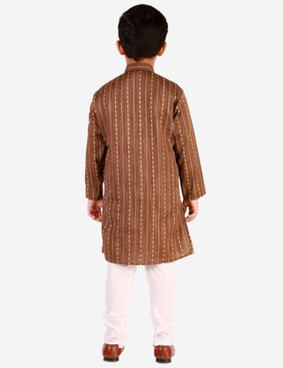 kids kurta pajama for boys 1 to 16 years brown