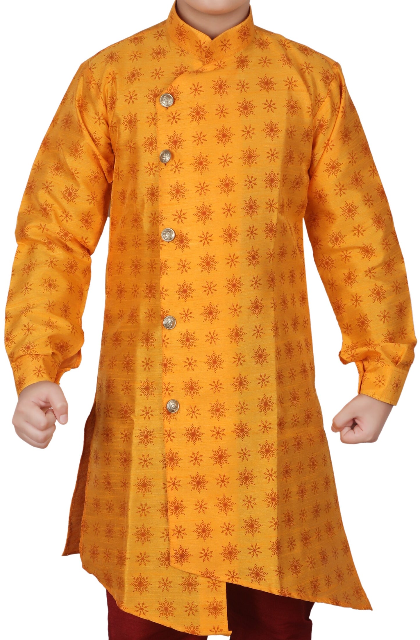 Pro Ethic Yellow Kurta Pajama For Boys Kids Ethnic Wear S-139