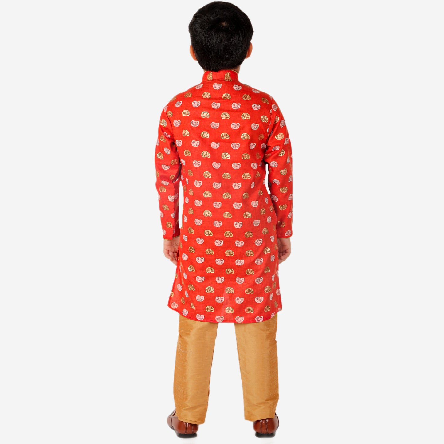 Pro Ethic Kurta Pajama For Boys 1 To 16 Years | Cotton | Floral Print | Maroon (S-204)