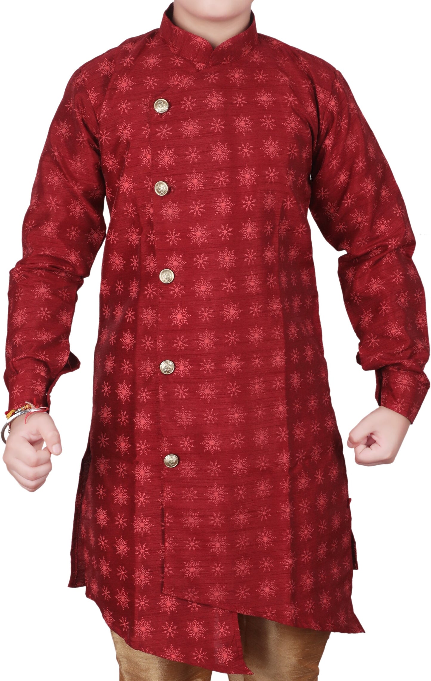 Pro Ethic Maroon Kurta Pajama For Boys Kids Ethnic Wear S-139