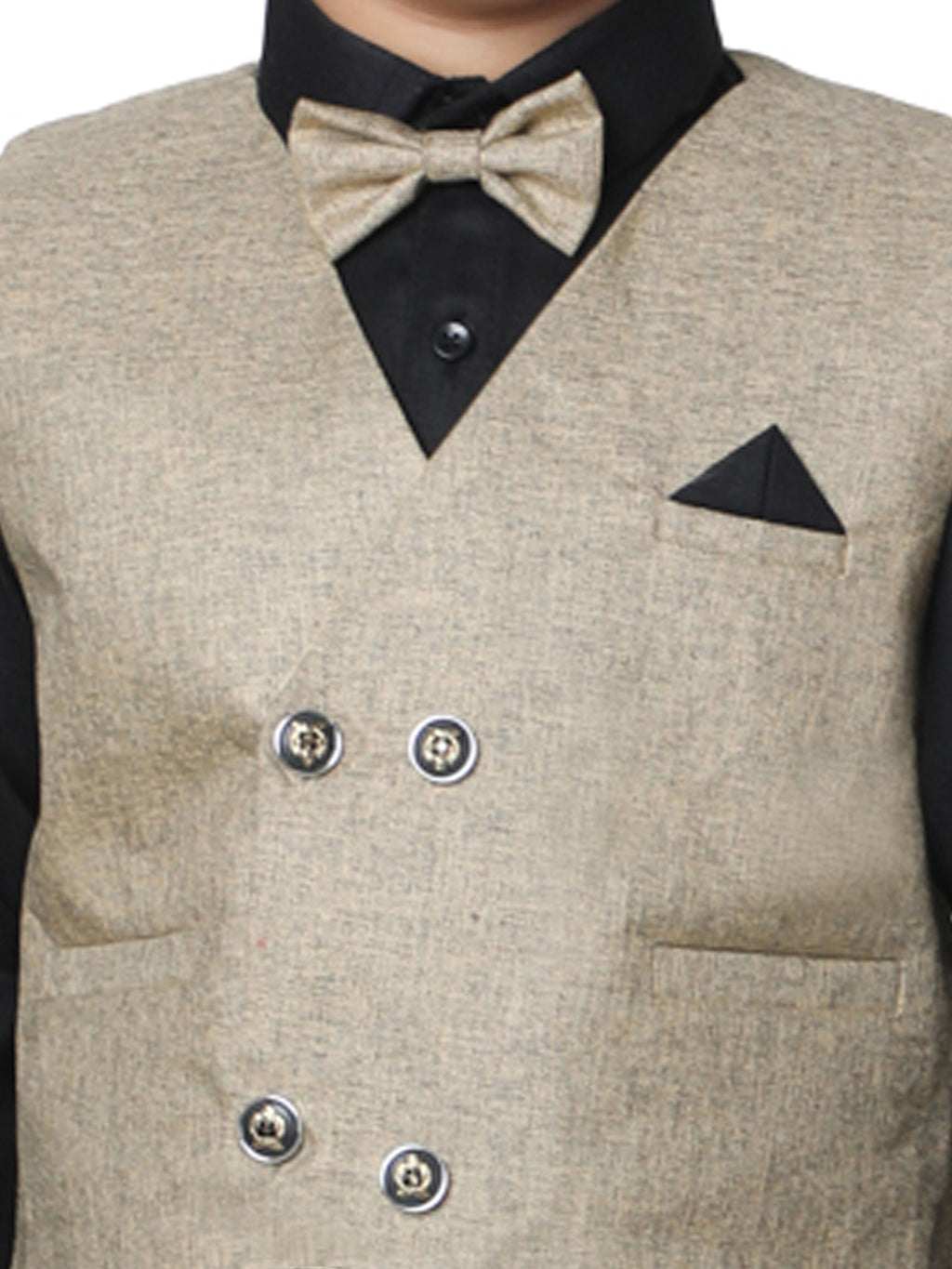 Pro Ethic Three Piece Suit For Boys Beige T-130