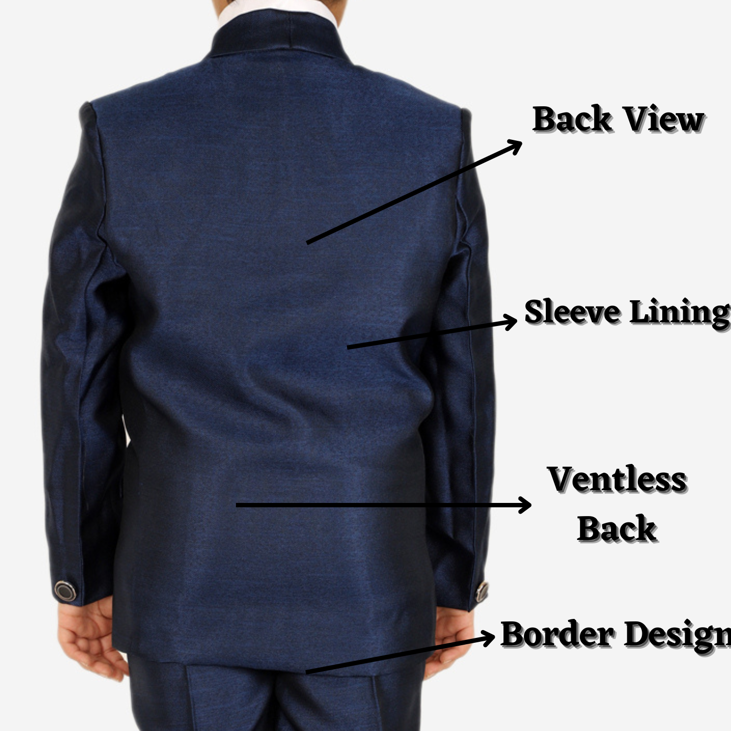 Pro Ethic Five Piece Suit For Boys Navy Blue T-126