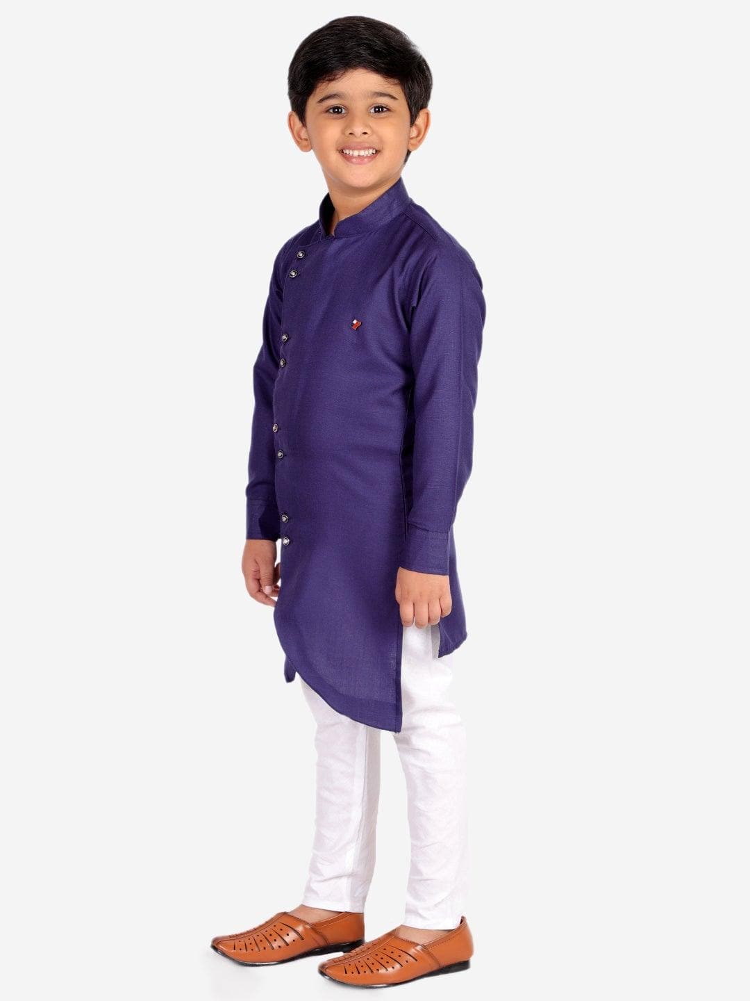 Pro Ethic Stylish Boys Kurta Pajama Set | Cotton | Kids Ethic Wear Kurta Set #S-109