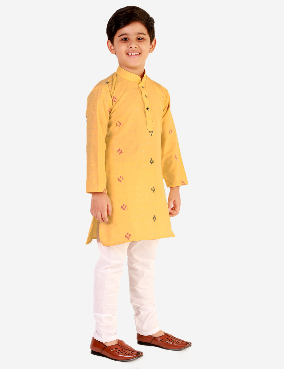 kids kurta pajama for boys 1 to 16 years yellow