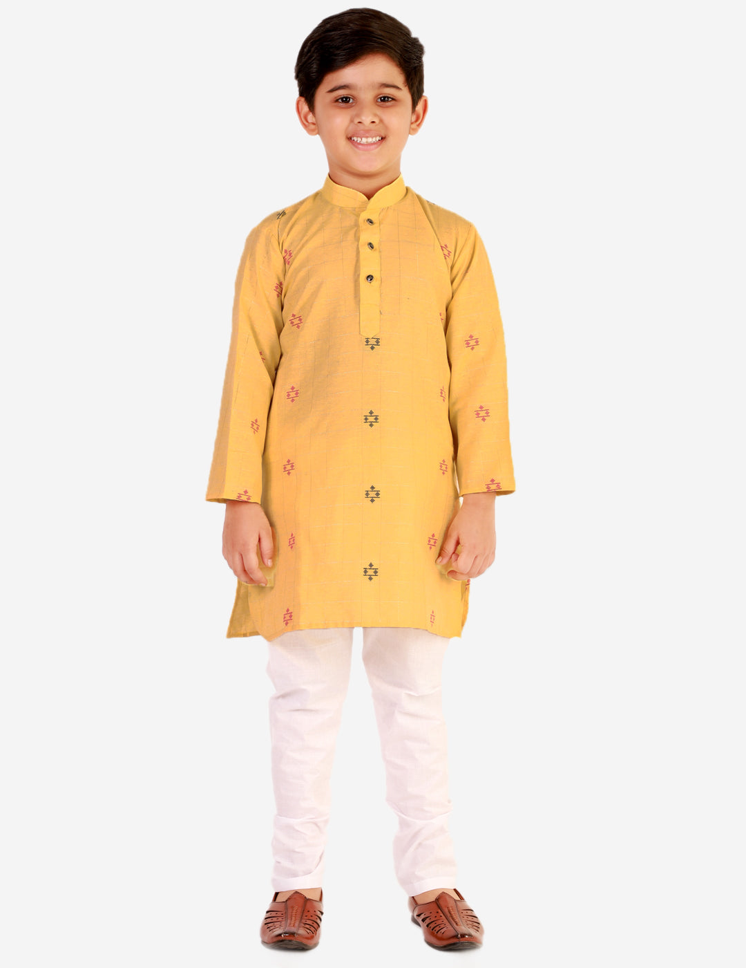 kids kurta pajama for boys 1 to 16 years yellow