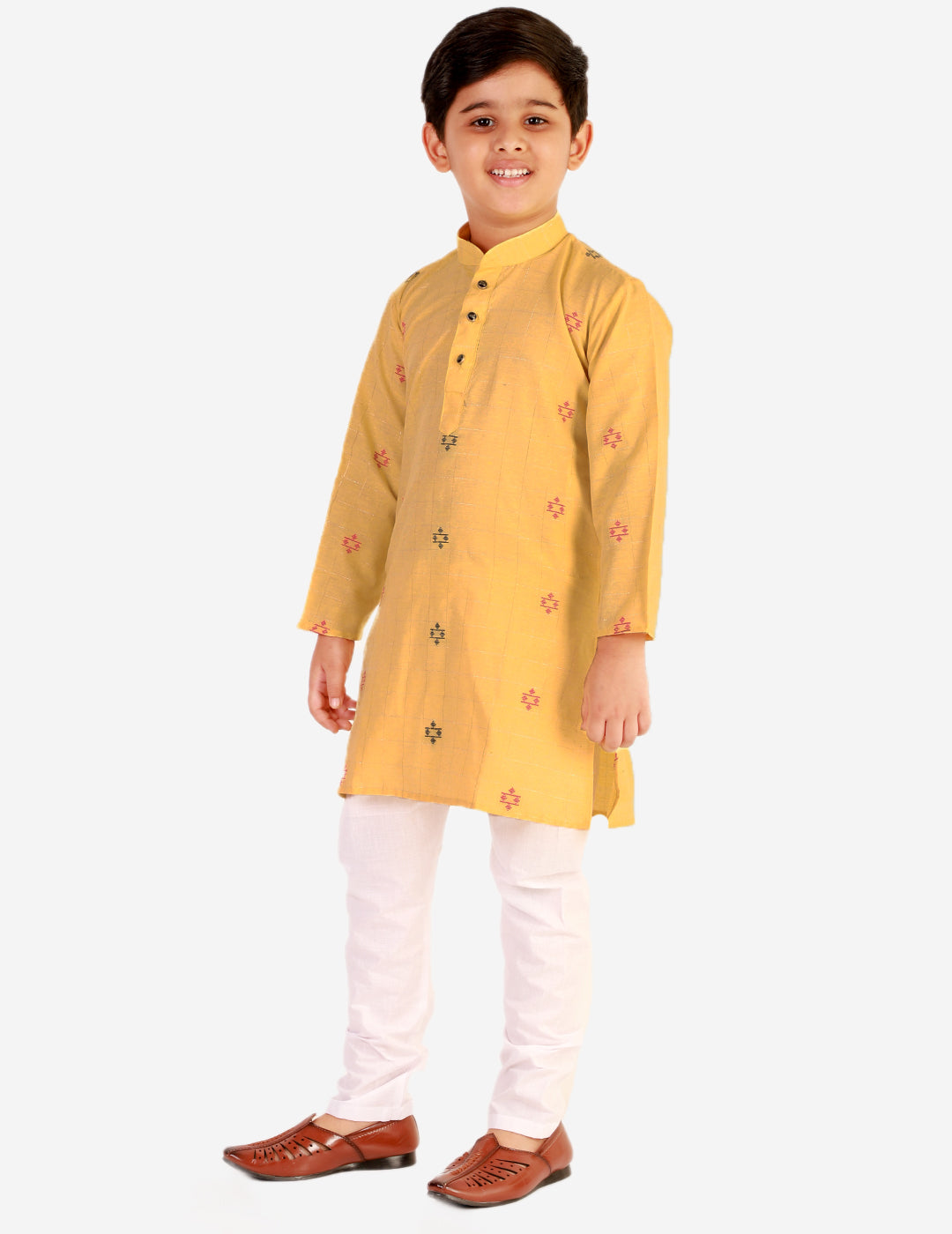 kids kurta pajama for boys 1 to 16 years yellow