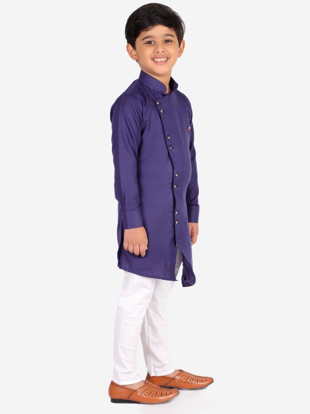 Pro Ethic Stylish Boys Kurta Pajama Set | Cotton | Kids Ethic Wear Kurta Set #S-109