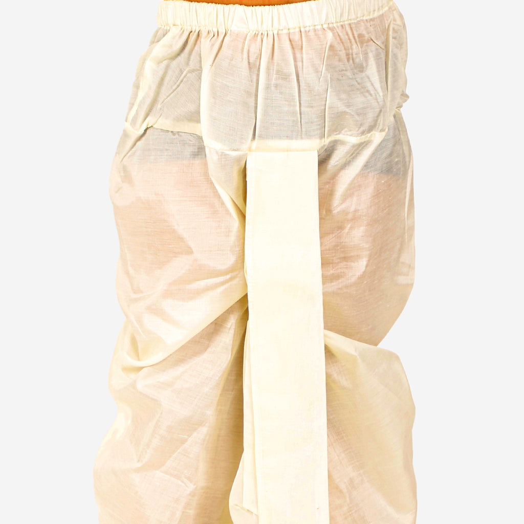 Pro Ethic Dhoti Kurta For Boys Silk Embroidery Cream (S-208)