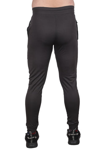 Pro Ethic Men's Lycra Track Pants Set Brown Pack of 1 #J-104