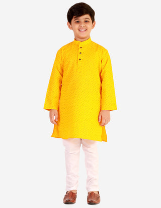 kids kurta pajama for boys 1 to 16 years yellow