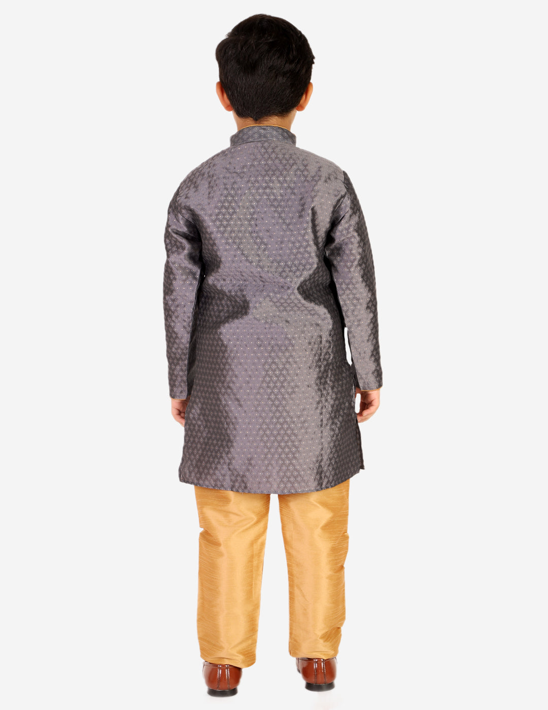 Pro Ethic Grey Kurta Pajama For Boys - Cotton - 1 To 16 Y #S-129