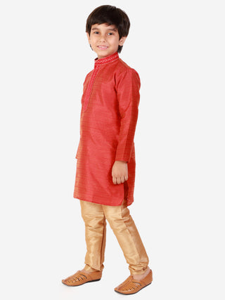 kurta pajama for boys red color