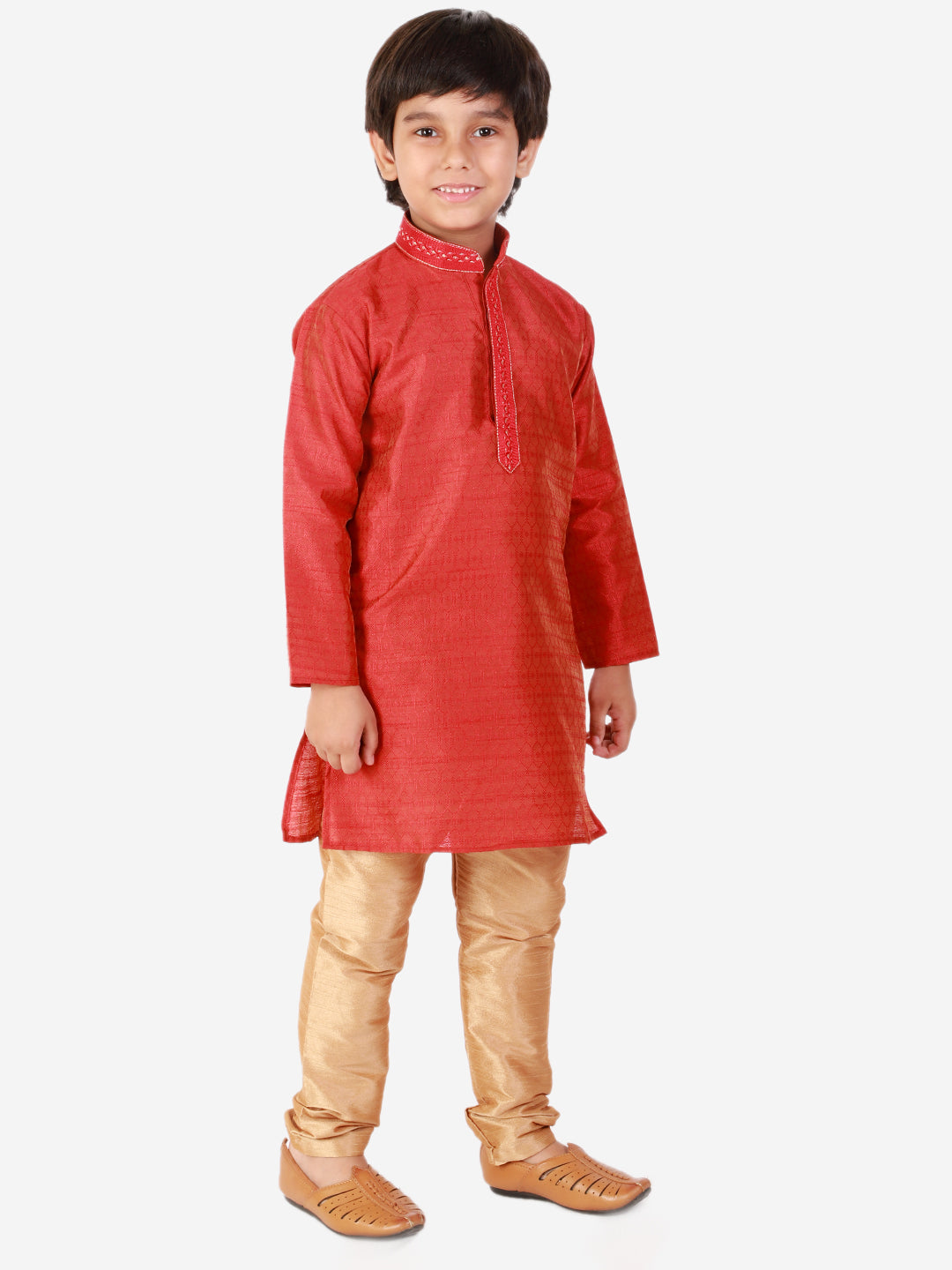 kurta pajama for boys red color