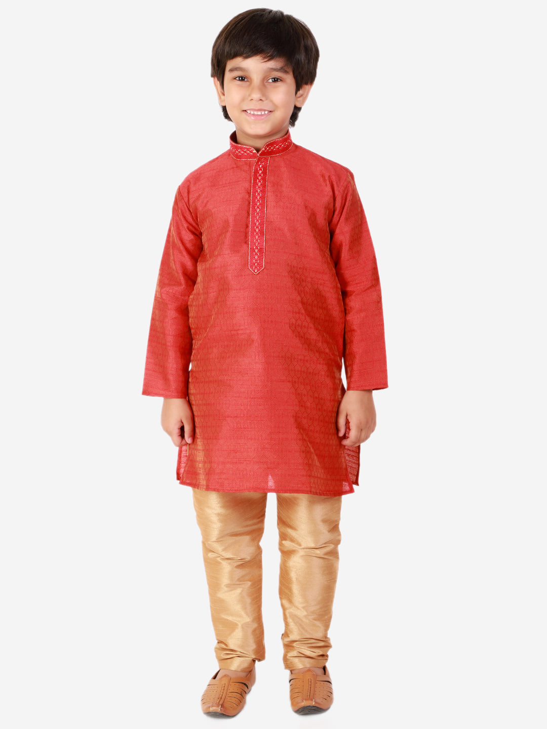 kurta pajama for boys red color