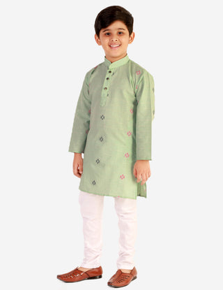 kids kurta pajama for boys 1 to 16 years Green