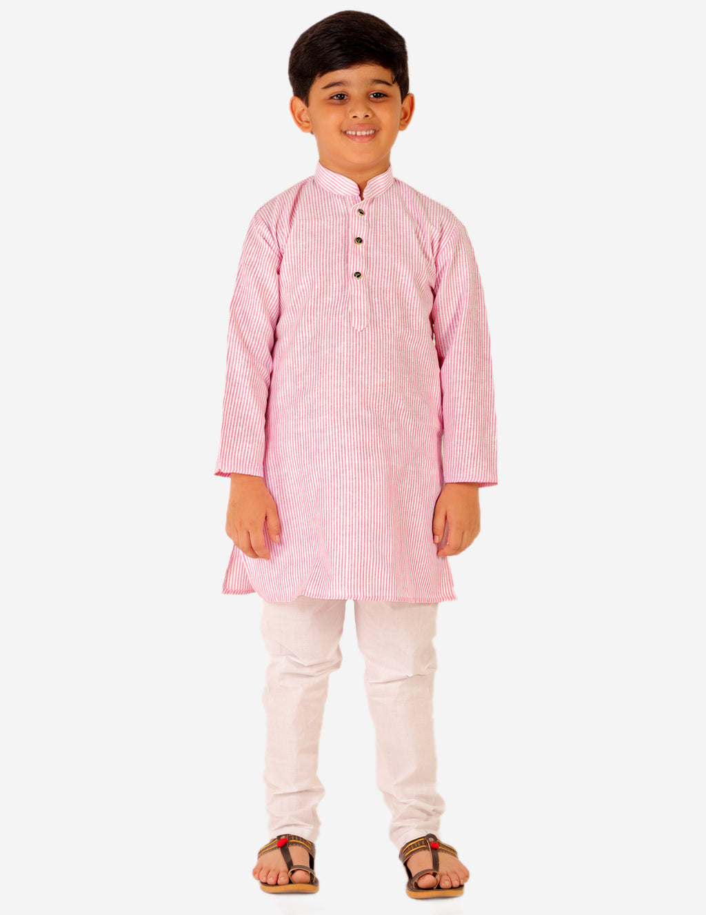 Pro Ethic Kurta Pajama For Boys 1 To 16 Years | Cotton | Self Design | Pink (S-186)