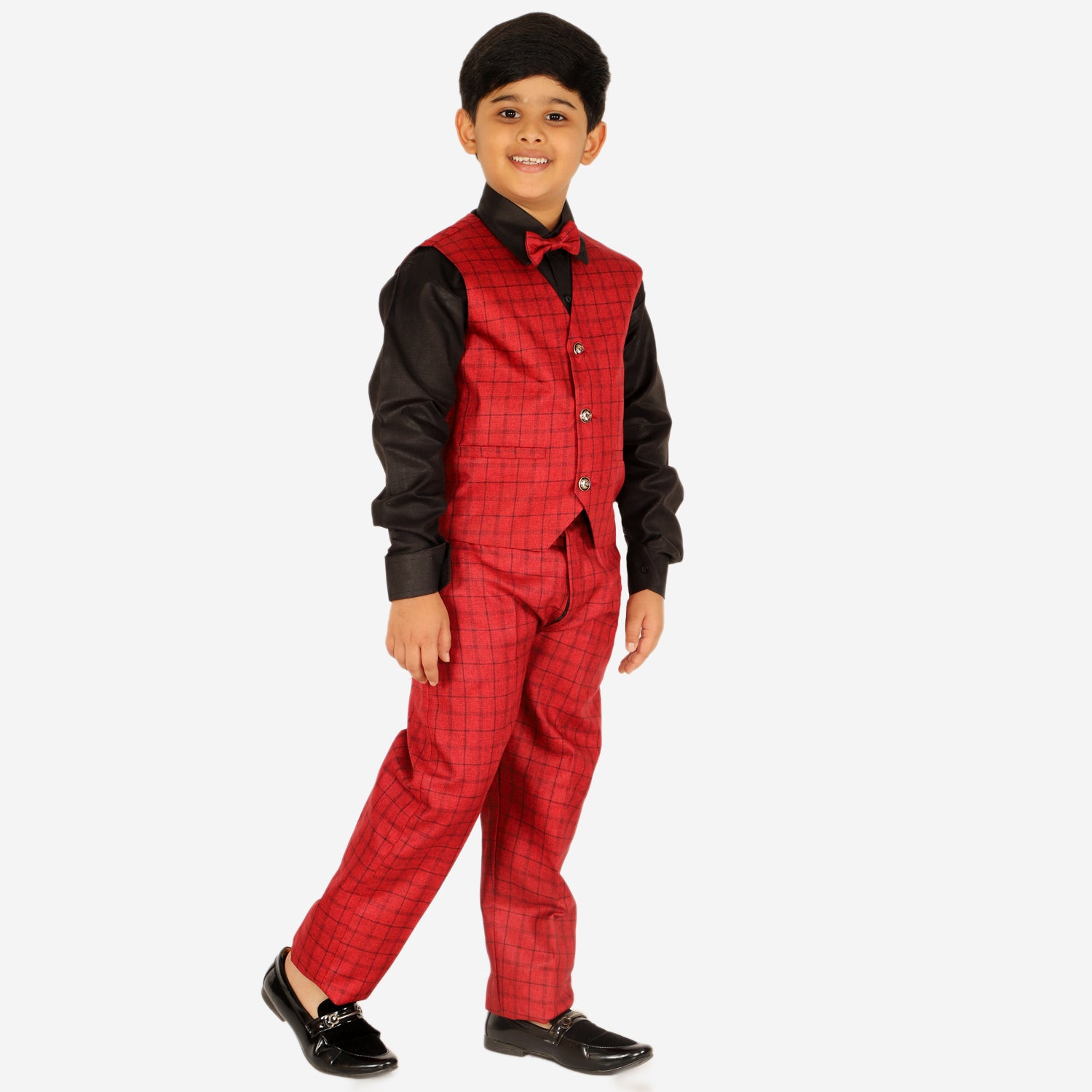 Pro Ethic Three Piece Suit For Boys Red T-125