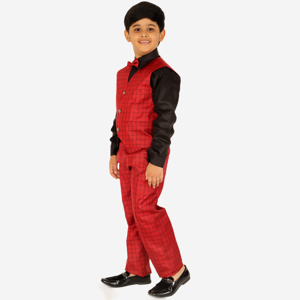 Pro Ethic Three Piece Suit For Boys Red T-125