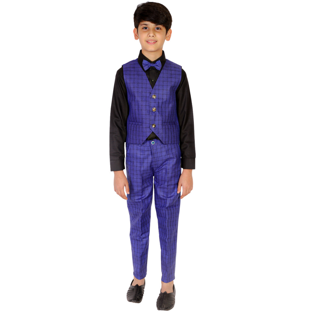 Pro Ethic Three Piece Suit For Boys Navy Blue T-125