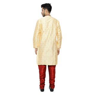 Pro Ethic Silk Kurta Pajama Set For Men Maroon #1898

