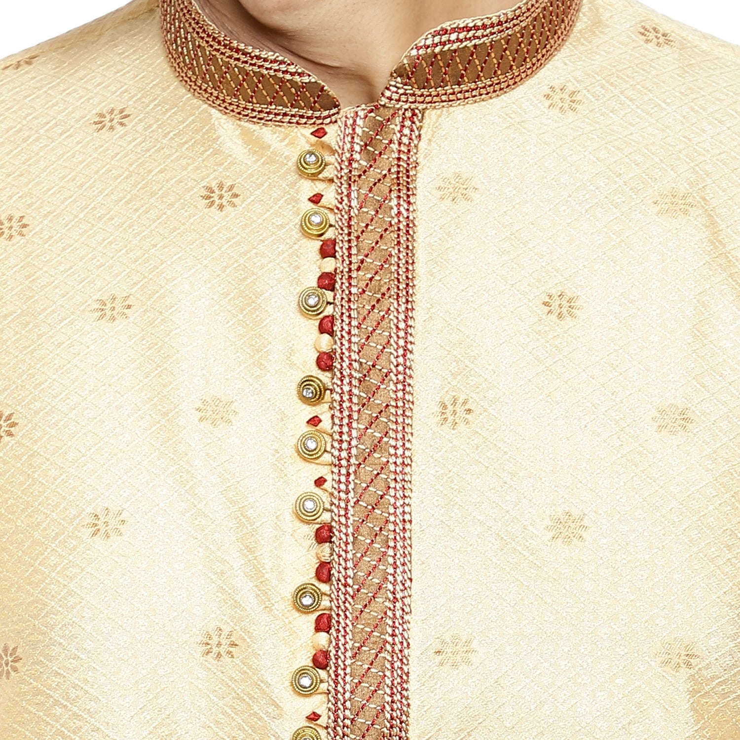 Pro Ethic Silk Kurta Pajama Set For Men Maroon #1898
