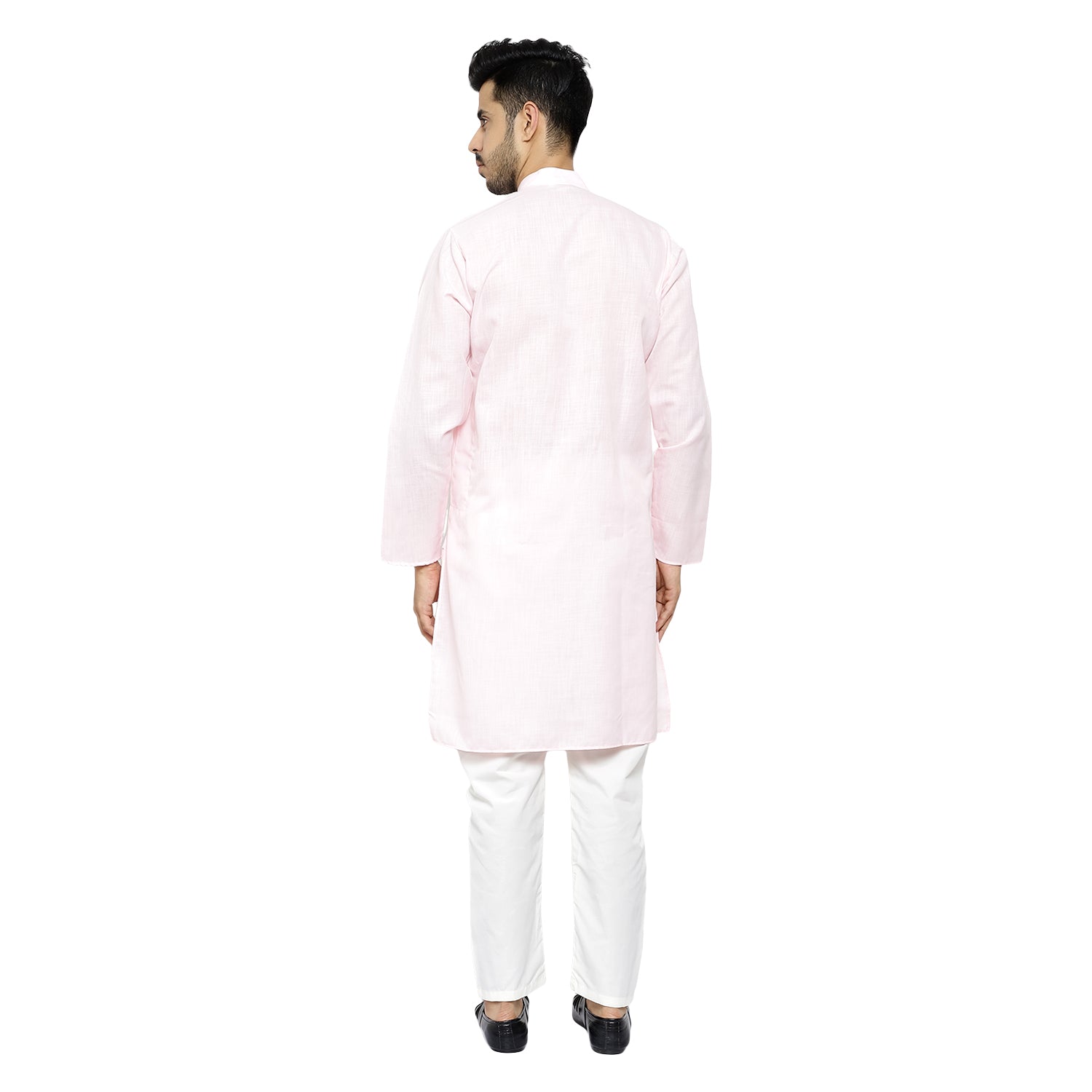 Pro Ethic Cotton Light Pink New Look Kurta Pajama For Men (A-781)