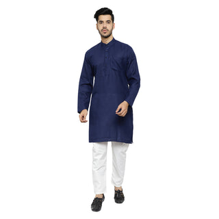 Pro Ethic Cotton Blue New Look Kurta Pajama For Men (A-781)