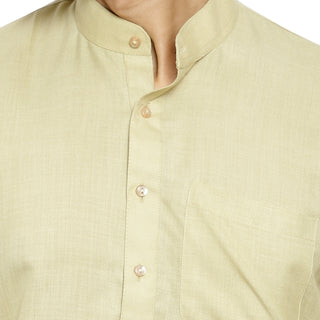 Pro Ethic Cotton Pista New Look Kurta Pajama For Men (A-781)