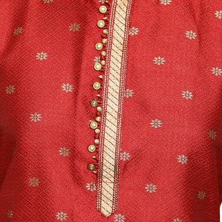Pro Ethic Silk Kurta Pajama Set For Men Maroon #1898