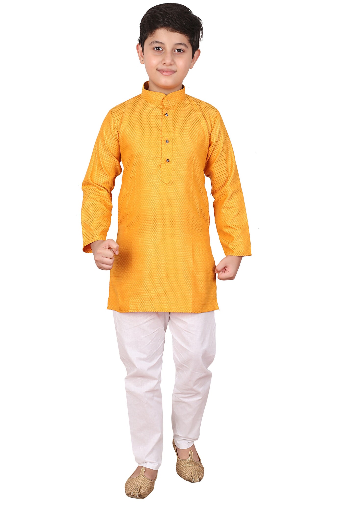 Pro Ethic Kurta Pajama For Boys Orange - Cotton S104