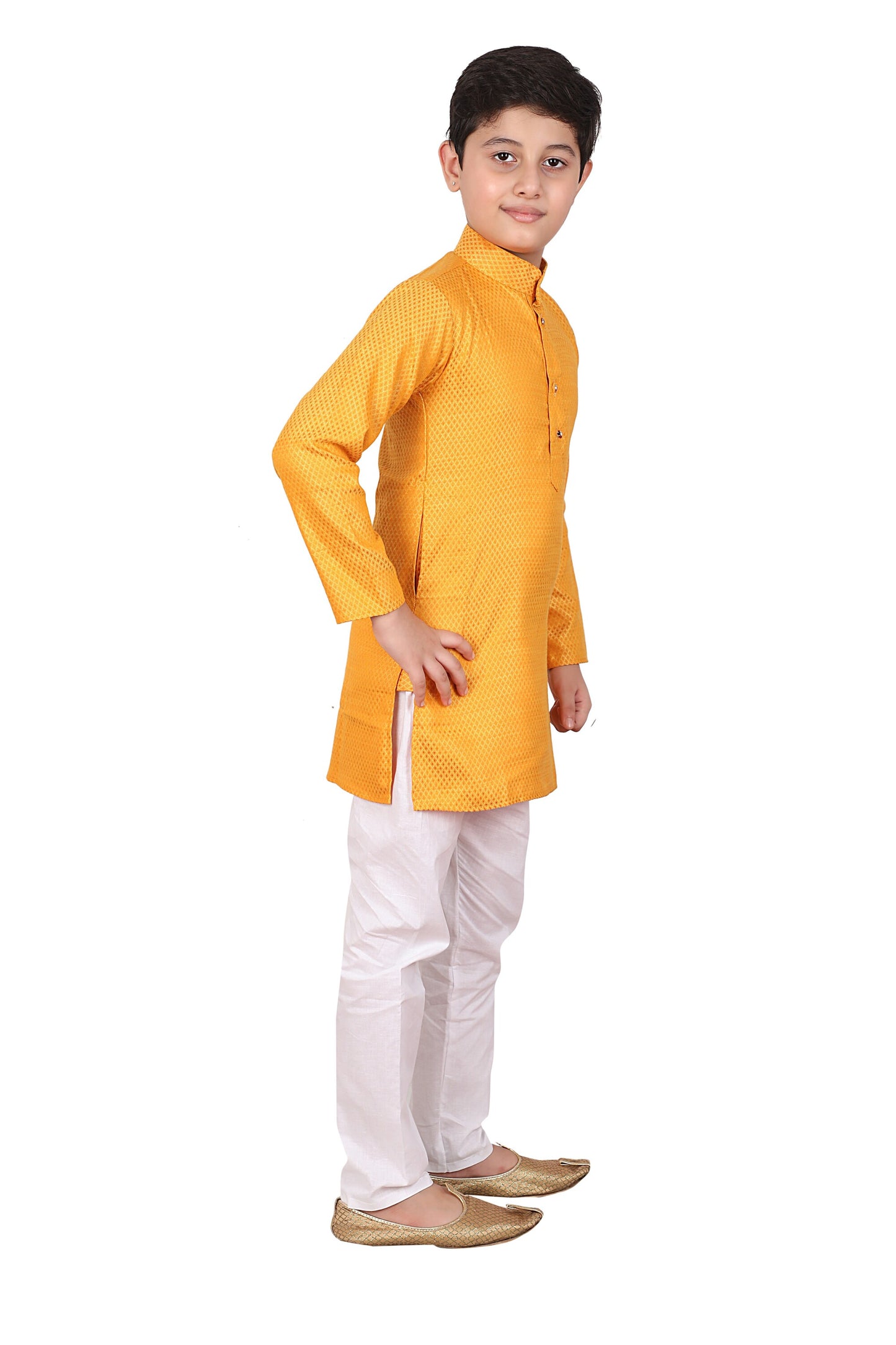 Pro Ethic Kurta Pajama For Boys Orange - Cotton S104