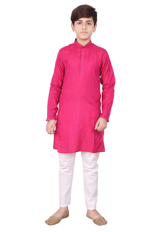 Pro Ethic Pink Kurta Pajama For Boys - Cotton S114