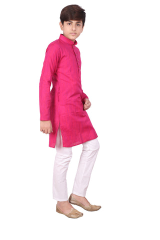 Pro Ethic Pink Kurta Pajama For Boys - Cotton S114
