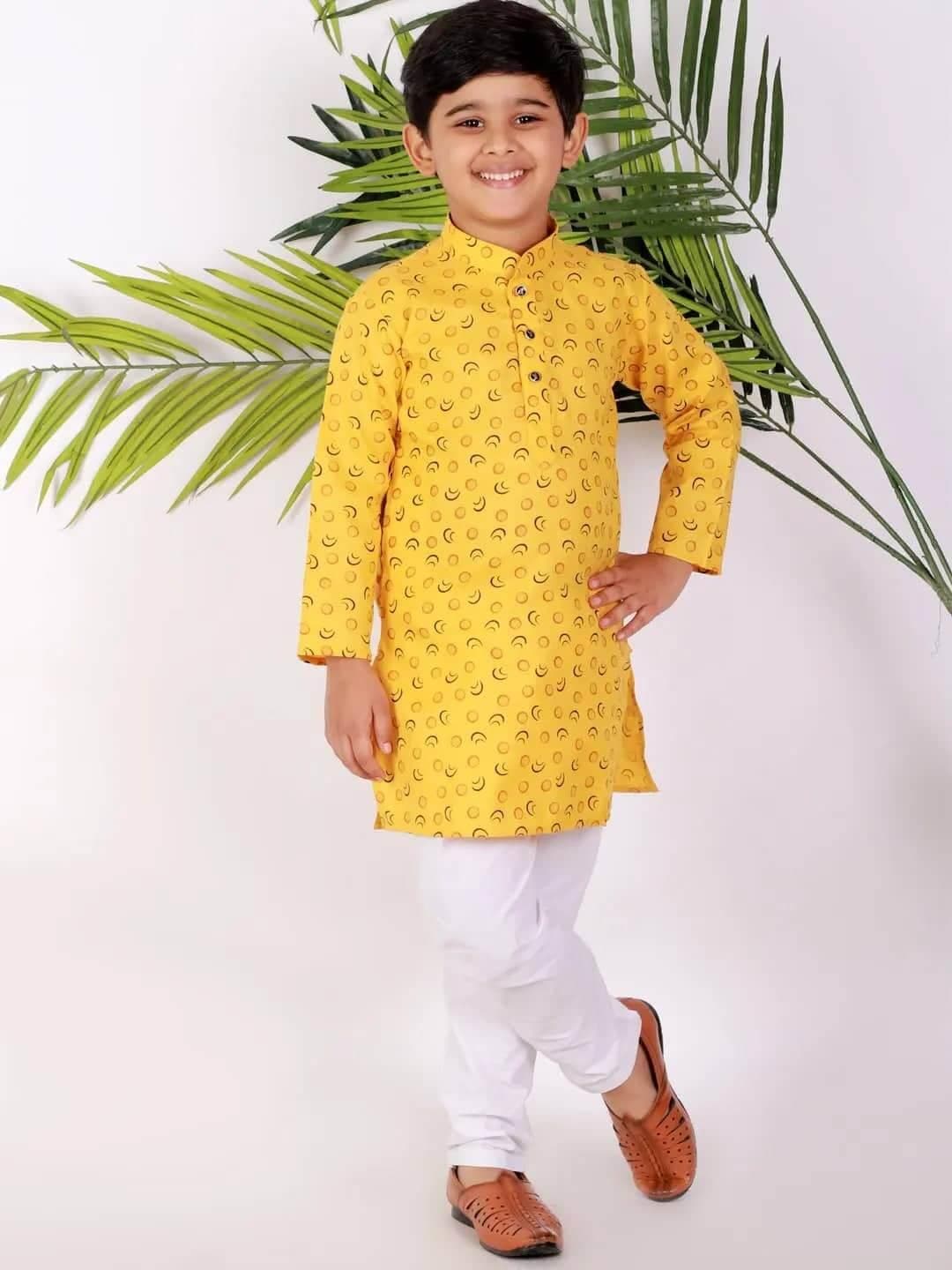 Pro Ethic Kurta Pajama For Boys | 1 To 16 Years | Cotton | Self Design #S-137